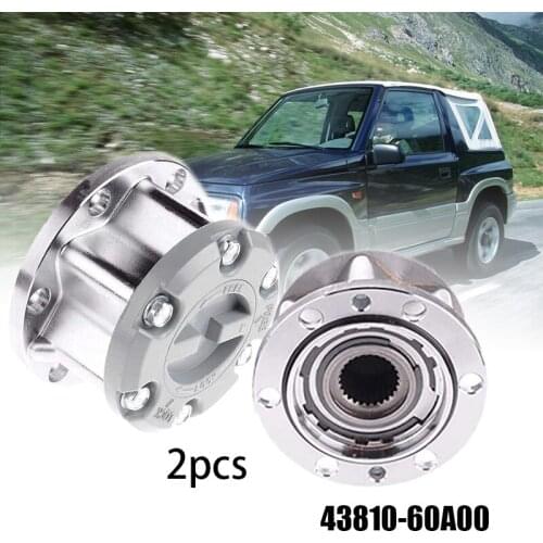 4WD Locking Hubs FOR SUZUKI X-90 Vitara Escudo 89-01 JIMNY SJ 410 SJ 413 Samurai Sierra B039 43810-60A00 4381060A00 Zinc alloy