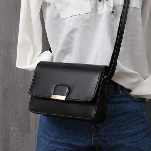 Shoulder Bags for Women 2020 Luxury Handbags Women Bags Designer PU Leather Crossbody Bags Fashion Small Simple Solid Female Bag