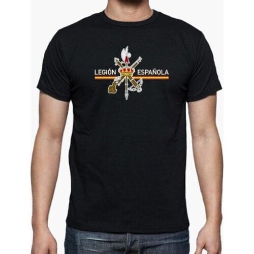 Unique Spanish Foreign Legion Emblem Letter Legion Espanola T-Shirt. Summer Cotton O-Neck Short Sleeve Mens T Shirt New S-3XL