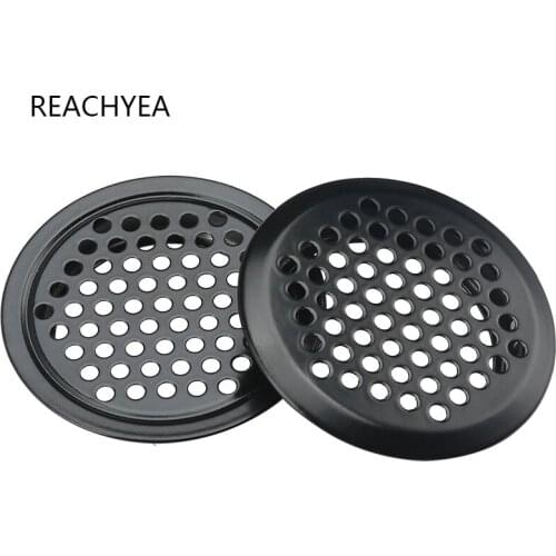 Black Convexity /Flat Mesh Cut Dia.19mm/25mm/30mm/35mm/53mm Stainless Steel Wardrobe shoe Cabinet Ventilating Mesh Hole Air Vent