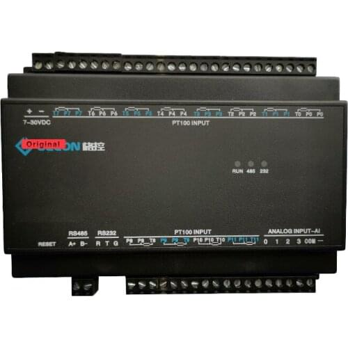 12PT100 High Accuracy 3-wire Temperature Acquisition Module Ethernet RS232 RS485 Temperature Collector