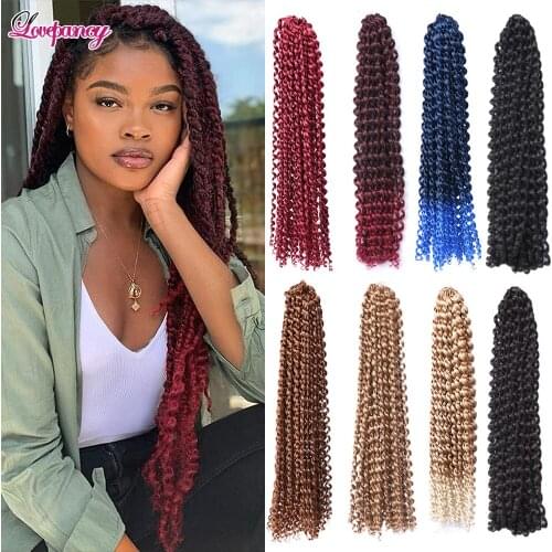 18Inch Passion Twist Single Braiding Synthetic Crochet Hair Extensions Crochet Braids Spring Twist Hair For Women 75g Lovepancy