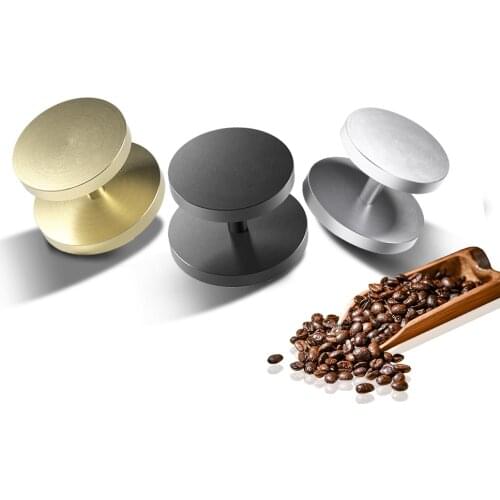 51/58mm Aluminium With Mirror Polished Base Coffee Tamper For Espresso Coffee Machines Press Grind Espresso Cafe Barista Tools