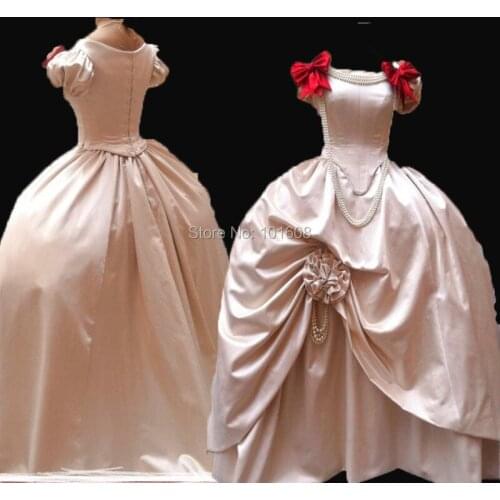 Tailored!Royal Eras French Duchess Queen Civil war Theatre 18th Marie Antoinette DRESS Tartan Victorian Colonial dresses HL-300