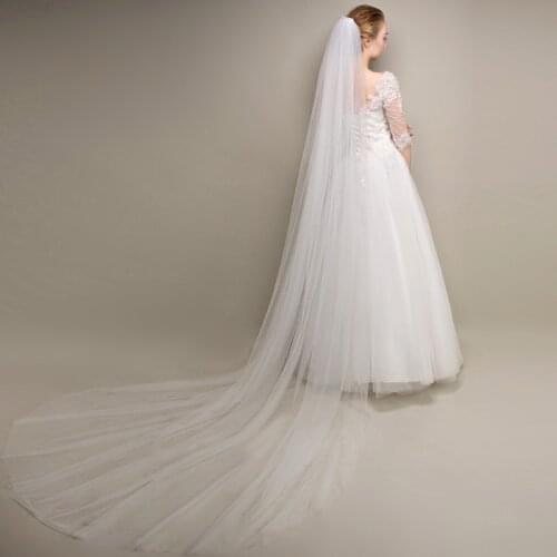 Свадебные длинные фаты Aimicui China At AliExpress