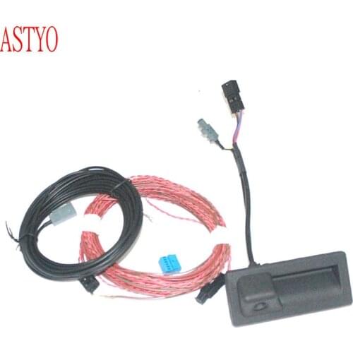 ASTYO MQB MIB Dynamic Tracks Trunk Handle Dwitch Rear View Camera For 2017 VW Teramont Touran Tiguan