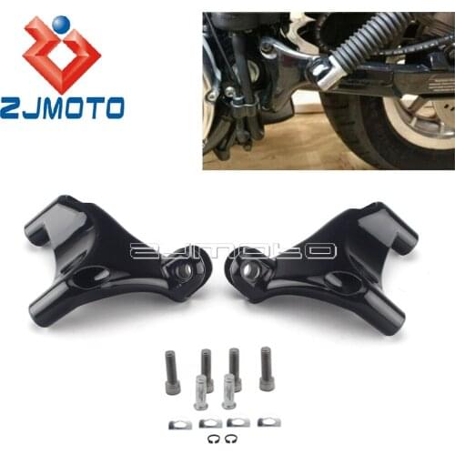 For Harley Sportster XL883 XL1200 XL 883 C/N/L/R/X Motorcycle Passenger Foot Peg Pedal Footrest Bracket Mounting Kit 2004-2013
