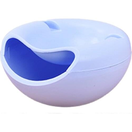 Double Layer Melon Seed Dish Sitting Room Plastic Dry Fruit Basket Lazy Person Takes Melon Seed Ware Dry Fruit Box