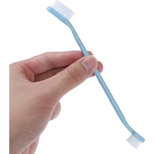 Double Ended Toothbrush Pet Dog Cat Oral Dental Teeth Cleaning Hygiene Seller