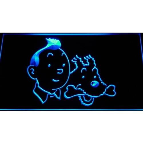 G129 Tintin and Snowy Adventures Comic NEW Light Signs