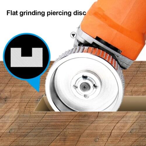Round Wood Angle Grinding Wheel Sanding Carving Rotary Tool Abrasive Disc for Angle Grinder 75MM Bore Shaping
