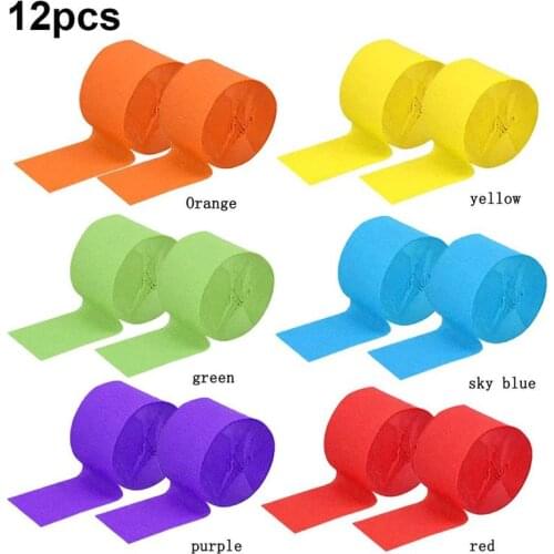 Wrinkled ribbon streamers Party decoration