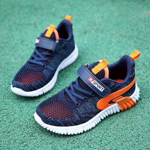 Summer Childrens Sports Casual Shoes Running Breathable Outdoor Non-Slip Boys Shoes Sports Light Kids Shoes Soft Sole