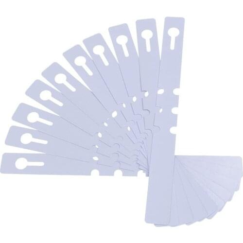 New 500 PCS Tree Tags 2X20CM Waterproof Tree Labels White Nursery Plant Labels Markers Garden Tags Around Hanging Tags