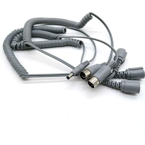 Strong Manicure machine Accessories Nail Drill Handpiece Cord power Cable For Electric Nail Drill 20mm Gray Handle Rope