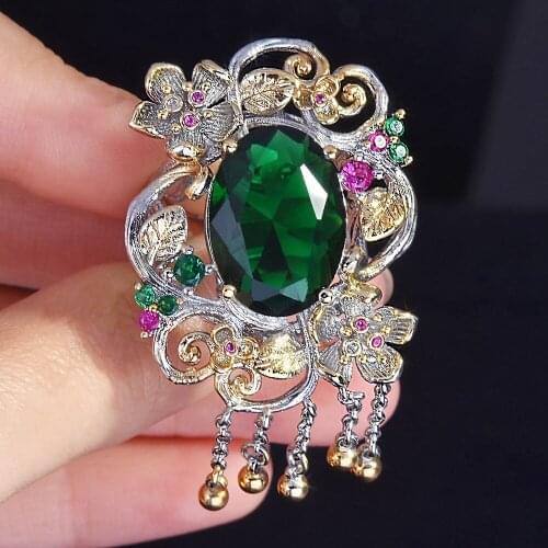 OEING Rings With Crystals