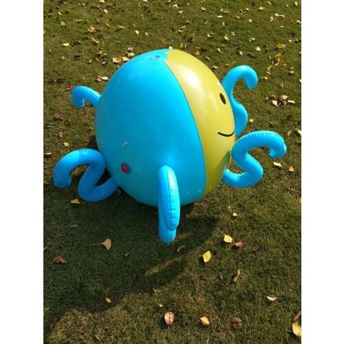 Spray outdoor Inflatable Water Summer Children Play Water Spray Outdoor Parent-child Beach Lawn Play Octopus Sprinkler