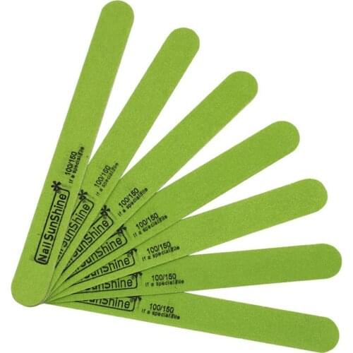 10pcs Nail File Black Wood Nail Art Sanding Buffer Block Pedicure Manicure Buffing Polish Beauty Tools Nail Supplies