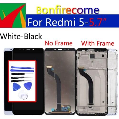 5.7" Original LCD Display For Xiaomi Redmi 5 Touch Screen Digitizer LCD Frame Assembly Replacement For Redmi 5 LCD 1440*720