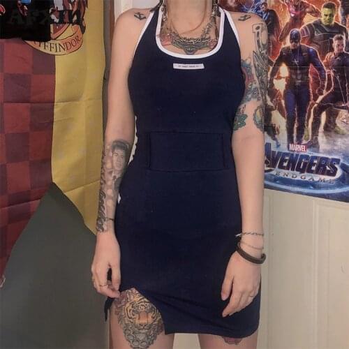AFXIN Summer Dresses With A Slit
