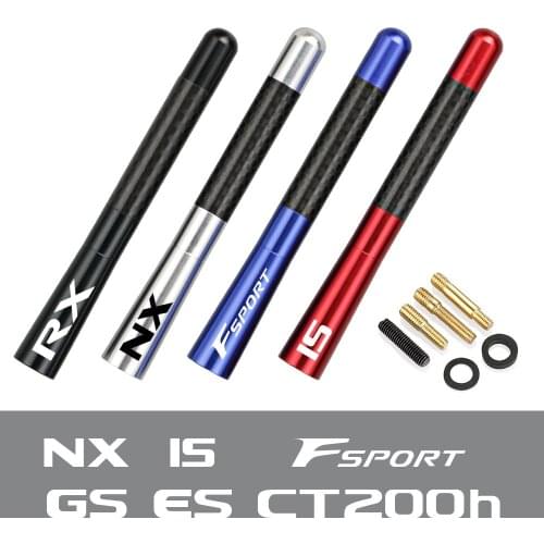 Car Antenna For Lexus RX 300 330 NX F Sport IS 300h 250 ES CT200h GS LS LX UX 200 GX 400 460 Auto Carbon Fiber Radio Aerial