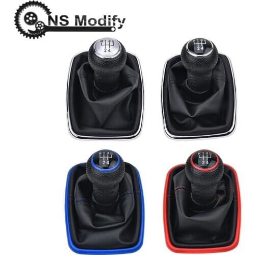 NS Modify 5 Speed Black Gear Shift Knob For Volkswagen VW Golf MK4 GTI R32 Bora Jetta 1999-2004 Car Accessories