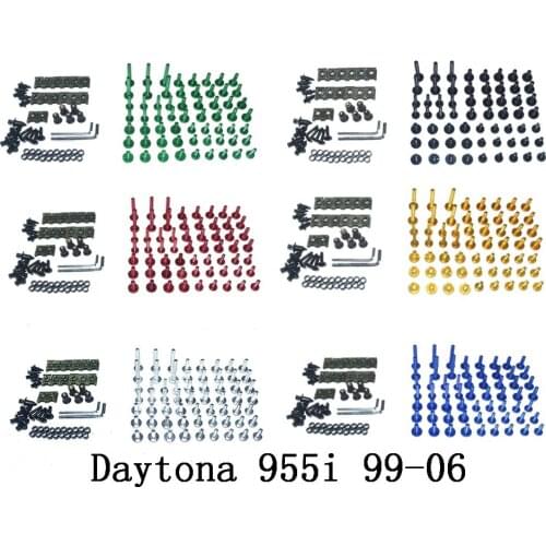 CNC Complete Fairing Bolts Bodywork Screws Nuts Kit For Fit Triumph Daytona 955i 1999-2006