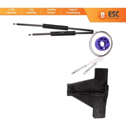 ESC Auto Parts EWR967 Electrical Power Window Regulator Repair Kit Rear Left Door for Audi A3 5-Door HB 8PA 2004-2009