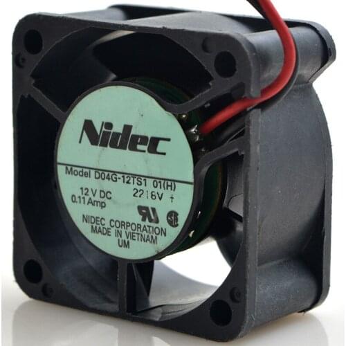 Japan FOR NIDEC D04G-12 TS1 12V 0.11A 4024 cm Mute Switch Cooling Fan
