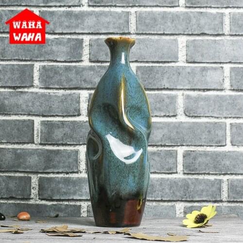 Ceramic Porcelain Vase Minimalism Flower Vases Succulent/hydroponic Plant Art Flowerpot for Office/Coffee/Home Wedding Decor