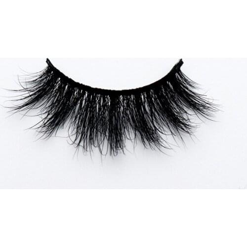 Best Selling Mink False Eyelashes Long Curly Natural Makeup Mink Hair Pure Hand Mink Hair Pair Makeup Cosmetic Gift for Women