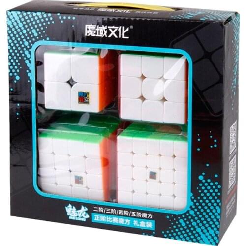MoYu 2x2x2 3x3x3 4x4x4 5x5x5 Magic Neo Cube Gift Box Meilong 2x2 3x3 4x4 5x5 Speed Cube Puzzle Cubo Magico Educational Toys