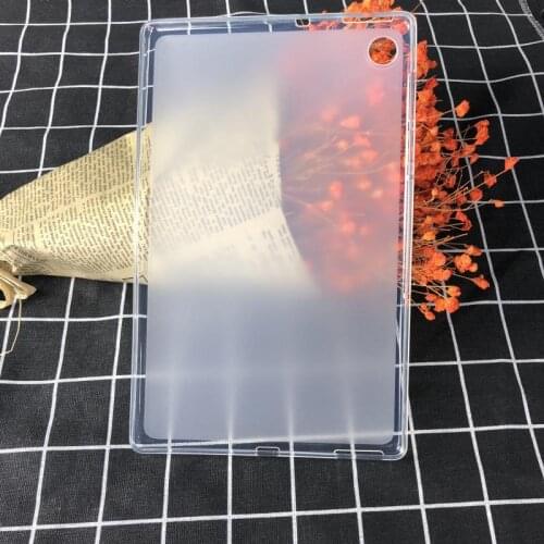 Soft Silicone Case for Lenovo Tab M10 FHD Plus 10.3 Cover TB-X606F Slim Shockproof Tablet Cover Funda Coque + Stylus Pen