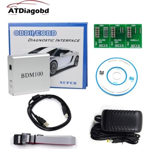 BDM100 V1255 Professional ECU Flasher Chip Tuning Programmer Interface BDM 100 ECU Flasher Code Reader OBDII Diagnostic tool