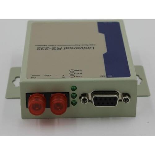 Industrial Grade Two-way RS232 Optical Cat Optical Transceiver DB9 Pin Fiber Transceiver Single Mode 20KM FC Round Port