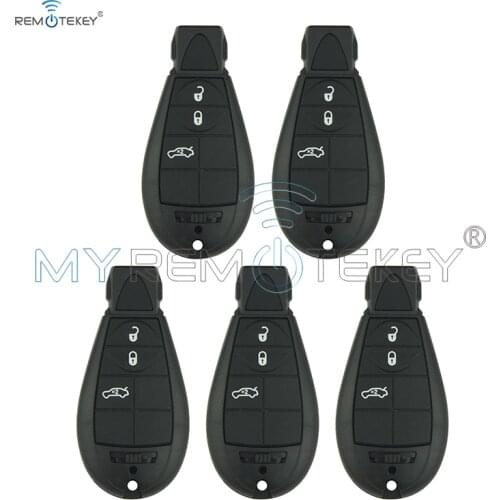 Remtekey 5pcs #2 Fobik remote car key 434 Mhz 3button for Chrysler for Jeep for Dodge Journey Grand Cherokee Voyage