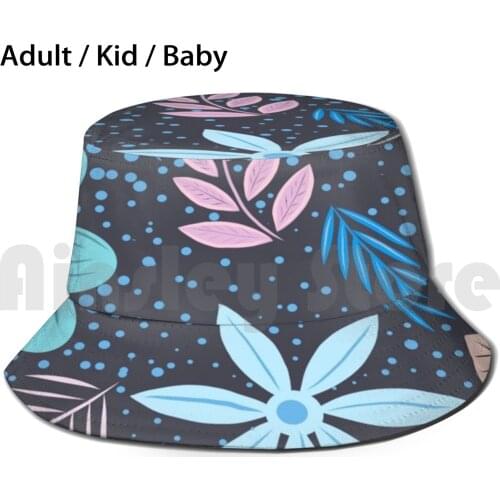 Beautiful Colors Designs Sun Hat Foldable UV Protection Colorful Flowers Colorful Design Colorful Painting Colorful Art