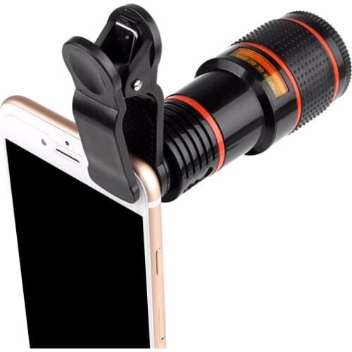 8x Phone Len Telescope Portable Mobile Phone Telephoto Camera Lens With Universal Clip for Smartphone