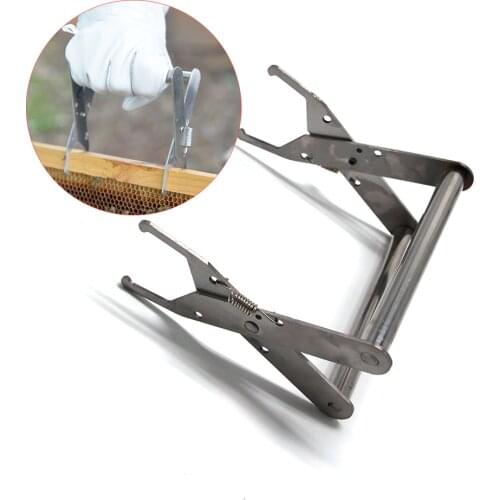 1PCS Beekeeping Bee Hive Frame Holder Capture Grip Lifting Stainless Steel Bees Sting Pliers Tools Supplies