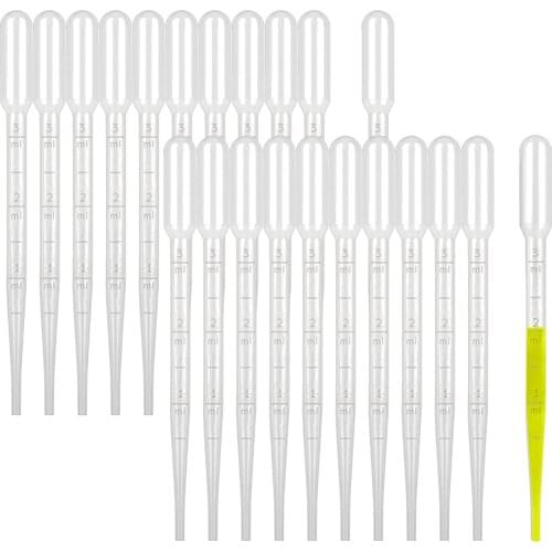 100 x 0.2ml 0.5ml 1ml 2ml3ml 5ml 10ml Transparent Disposable Plastic Pasteur Pipettes Graduated PE Transfer Dropper tube