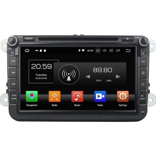 4GB+32GB Octa Core 8" Android 8.0 Car Audio DVD Player for VW Volkswagen Passat Tiguan Touran Caddy Magotan Skoda Seat Polo Golf