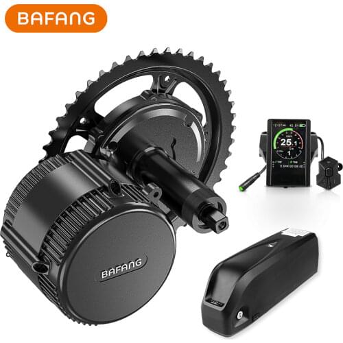 Bafang BBS02B 48V 750W E-bike Mid Motor 12Ah 17.5Ah Samsung Cell Tube Lithium Battery 68-73 mm Electric Bicycle Conversion Kits