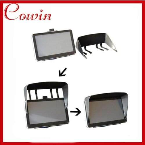 Free shipping Universal 4.3inch and 5inch gps navigation Sunshade sunshine shield Best Partner for Navigation Blcoking the light