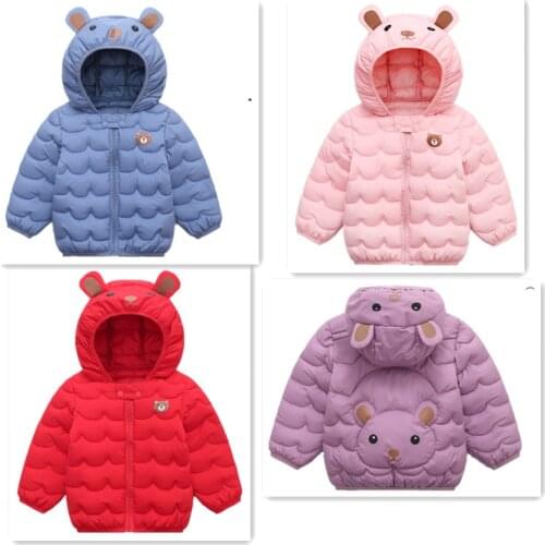 Childrens jackets and down jackets boys and girls winter cartoon coats baby clothing boys and girls jackets childrens clothing