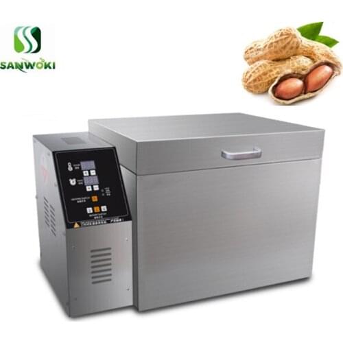 2kg/time electric Rotary drum Nut roaster Roasting Machine seeds roaster machine grains dryer machine Chestnut roasting machine