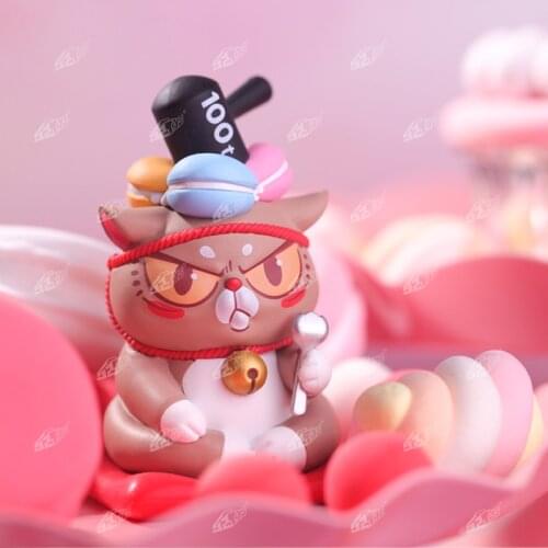Blind box 52TOYS instant noodle cat with grain on top of the second bomb dessert series beautiful doll gift authentic
