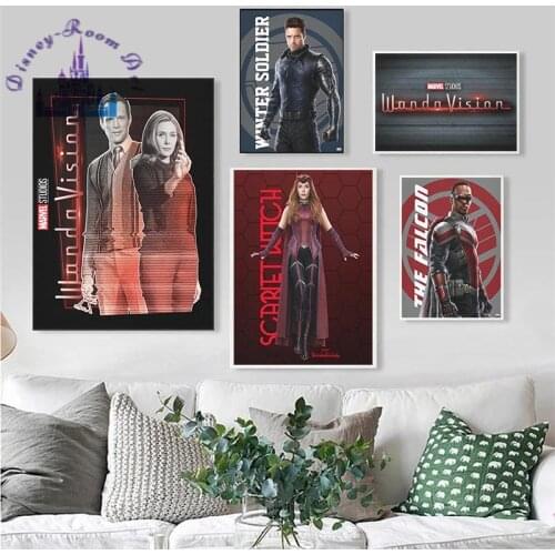 Marvel Canvas Painting Poster Superhero Movie Picture Wall Art Canvas Poster Avengers Picture for Living Room Home Decor Gift