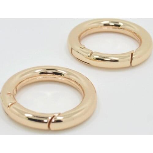 Fashion Alloy Clasp Key Ring For DIY Jewelry Making Accessories Women Bag Car Charms Trinket Toy Keyring Fitting