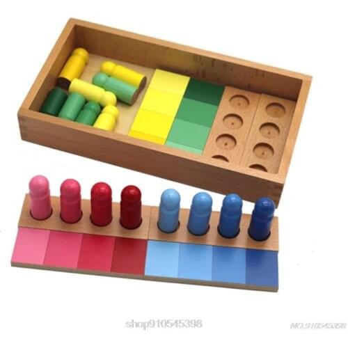 Montessori Gradient Color Similarity Sorting Matching Game Wooden Kids Educational Sensorial Toy N04 20 Dropshipping
