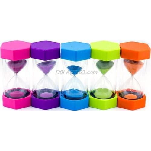 Sand Clock Timer 10/15/20/30/60 Minutes Childrens Striking Hourglass Timer Desktop Decoration